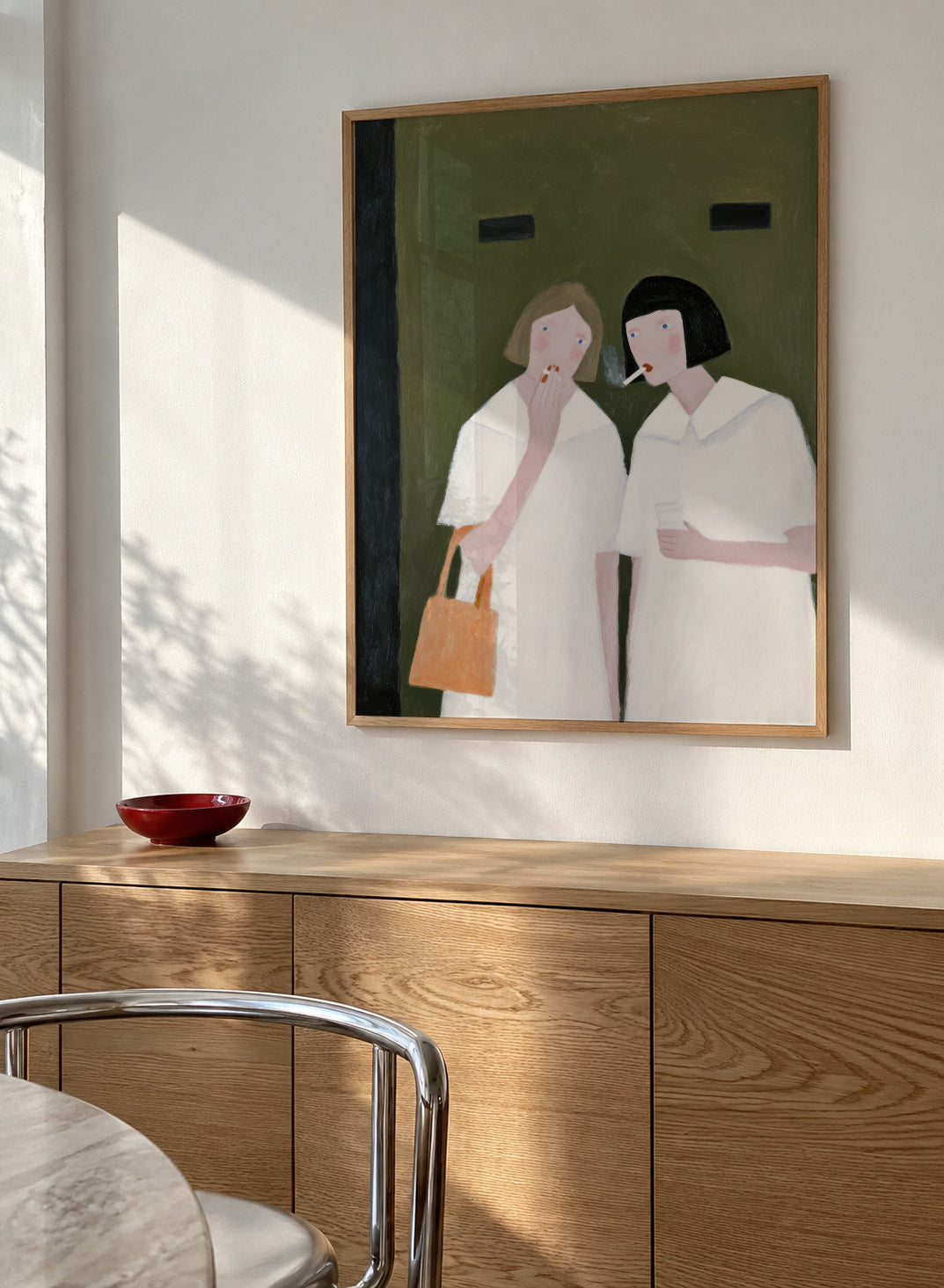 Shared Secrets - Framed poster in an interior