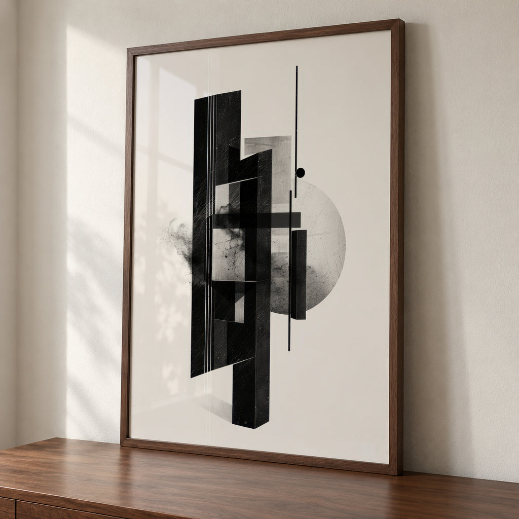 Monolith Structure I - Framed poster detail