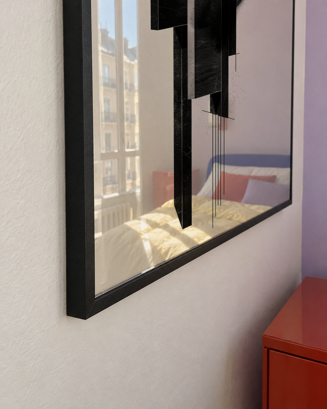 Monolith Structure III - Framed poster detail