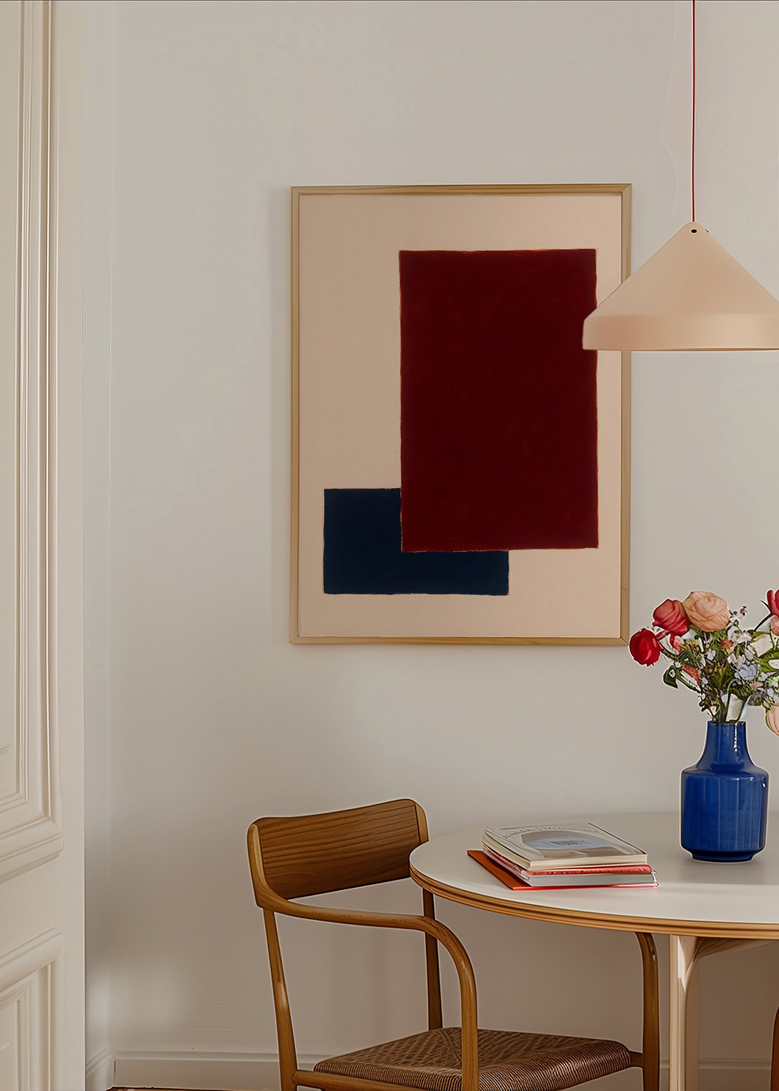 Cuadro geométrico con rectángulos superpuestos – Product1