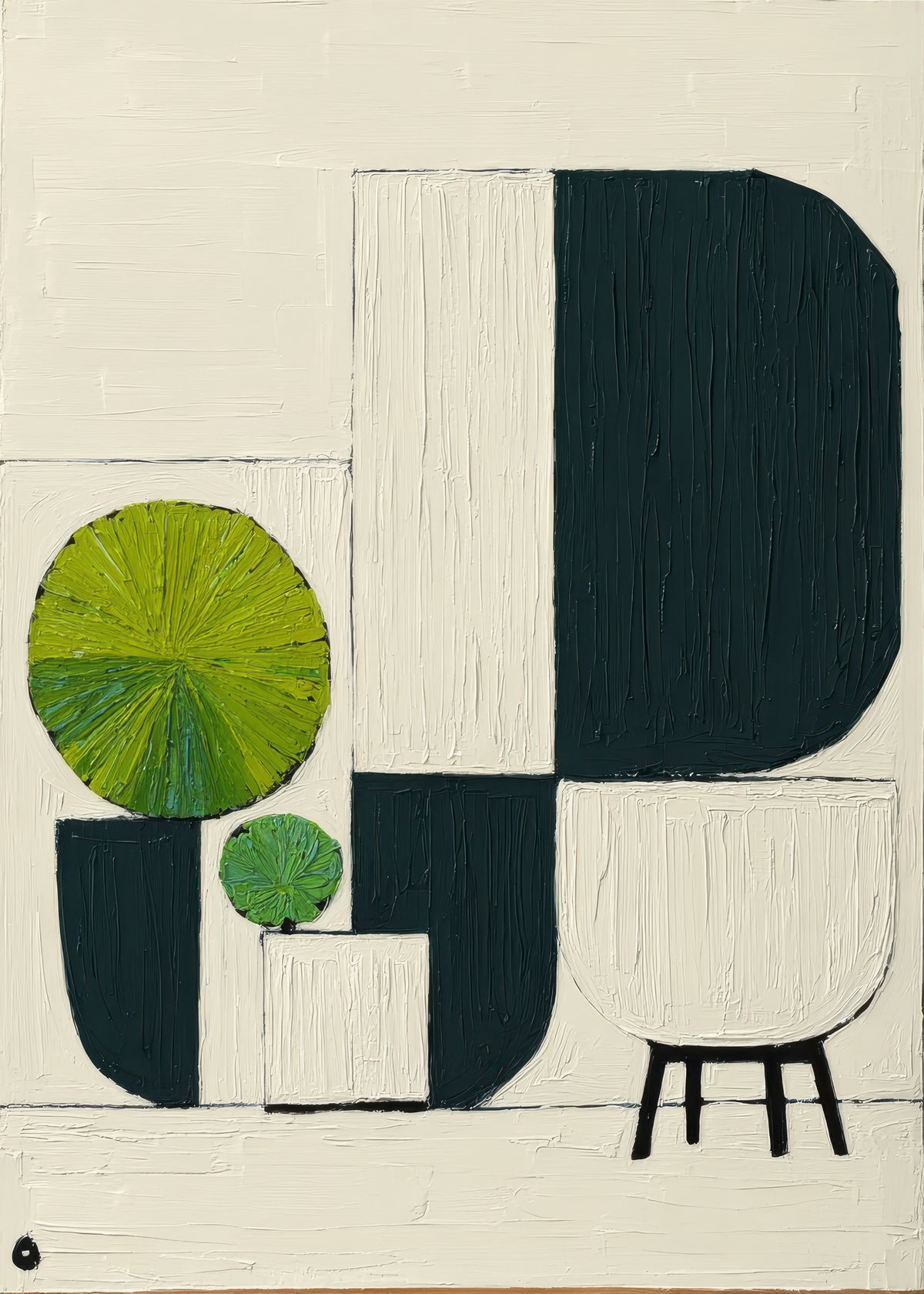 The Abstract Garden - Unframed art print