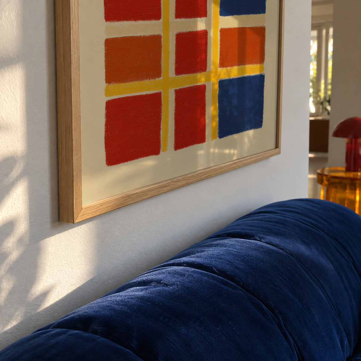 Color Grid No. 02 - Framed poster detail
