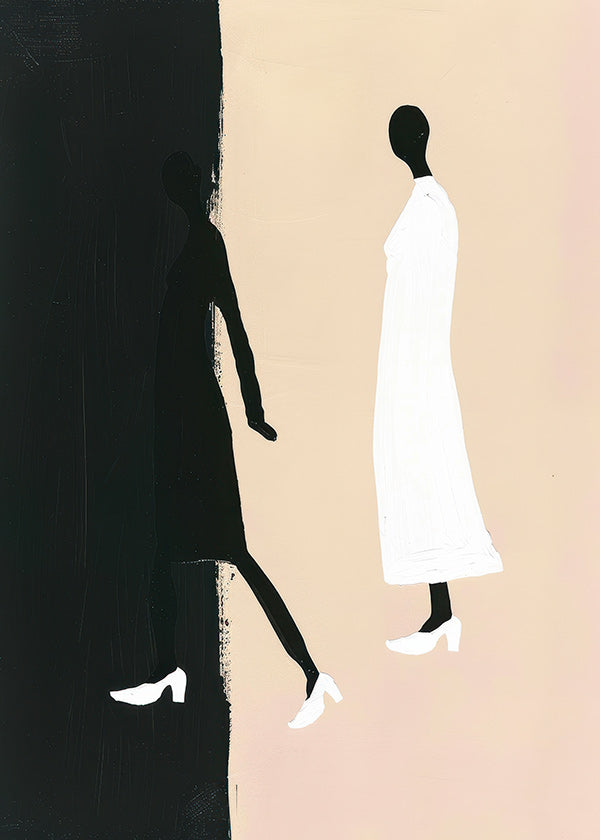 Ilustración de figuras minimalistas