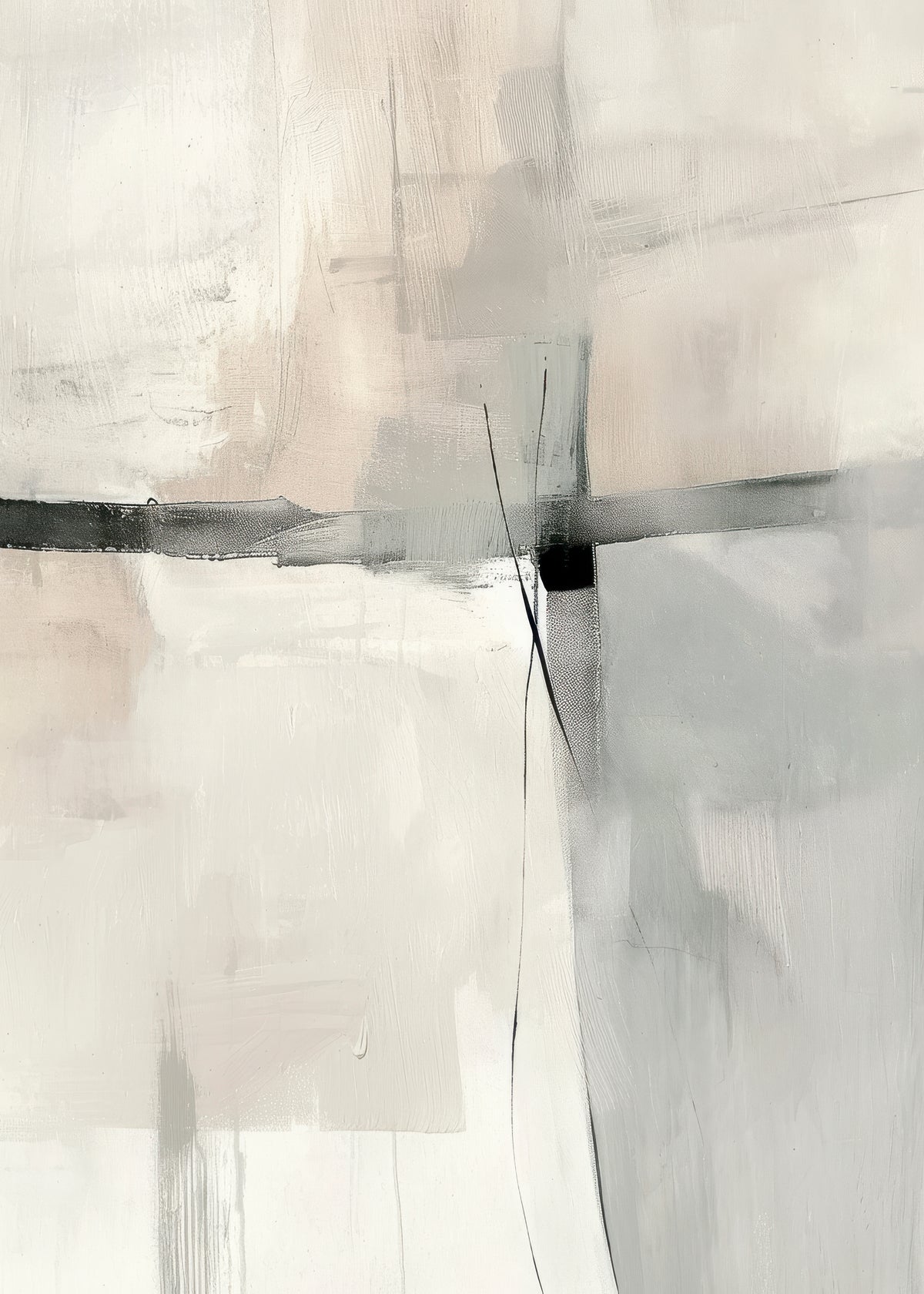 Encounter in Grey - Unframed art print