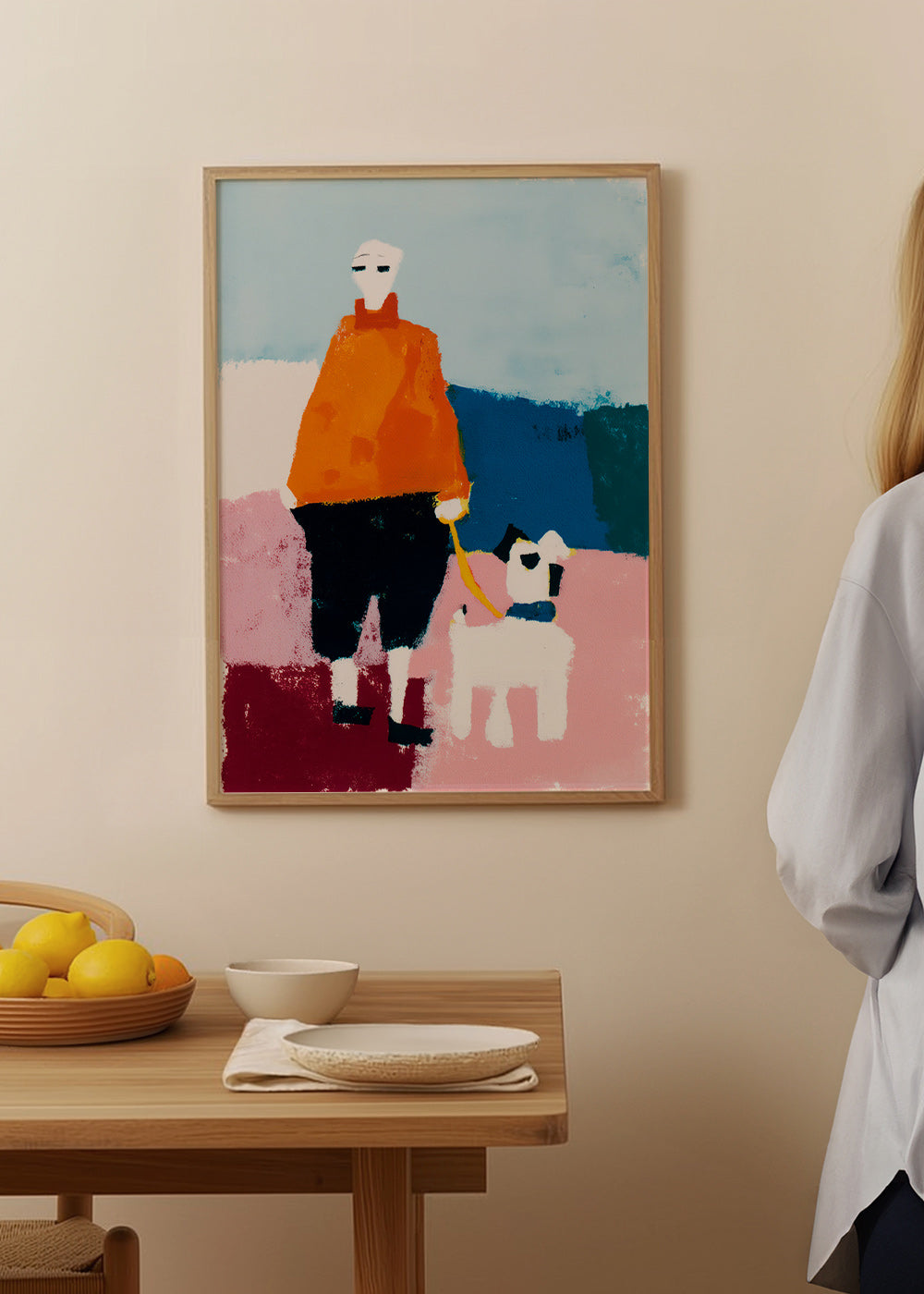 Ilustración paseo matutino con perro – Product2