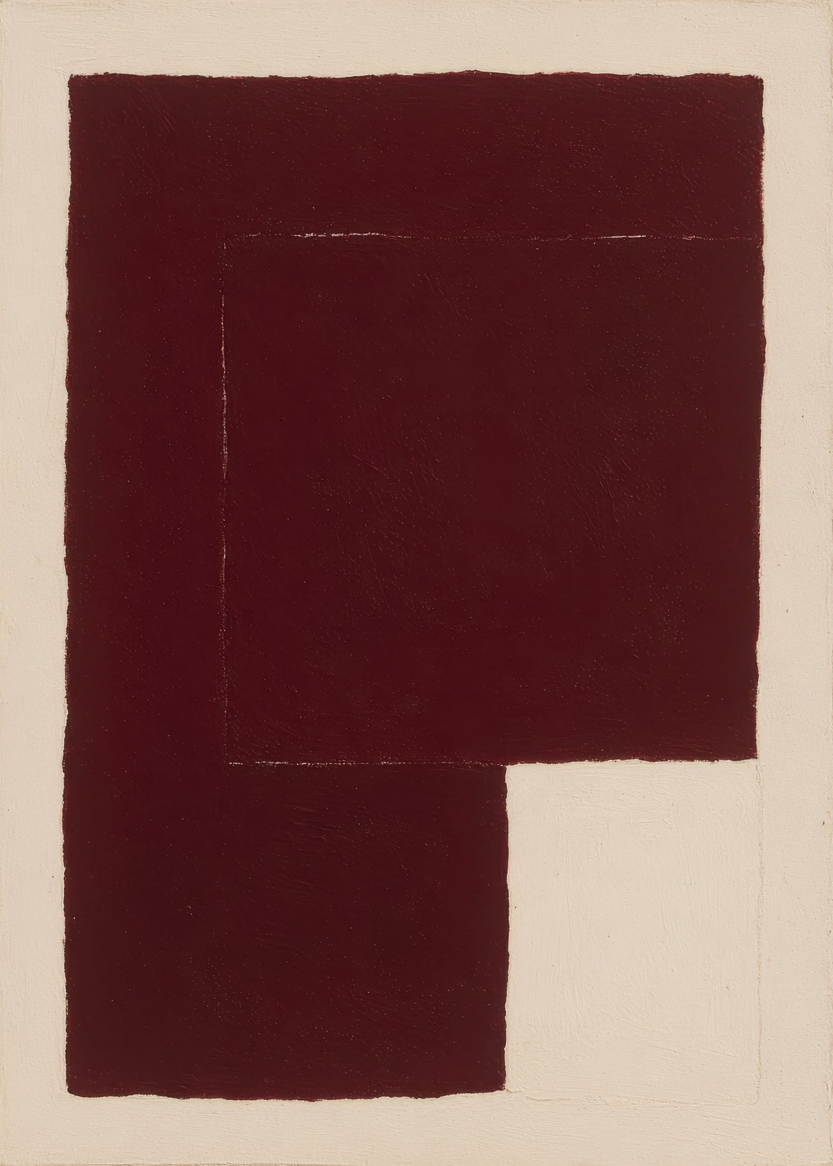 Crimson Structure I - Unframed art print