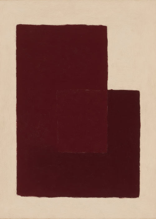 Crimson Structure II - Unframed art print