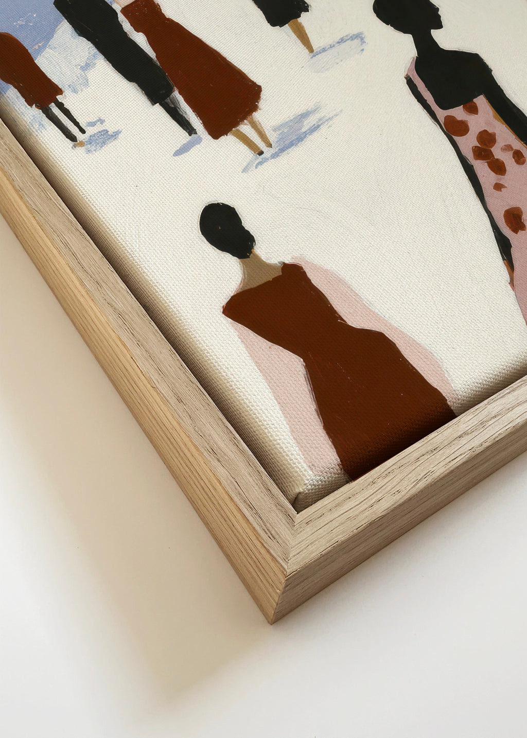 Quiet Bay - Framed canvas detail