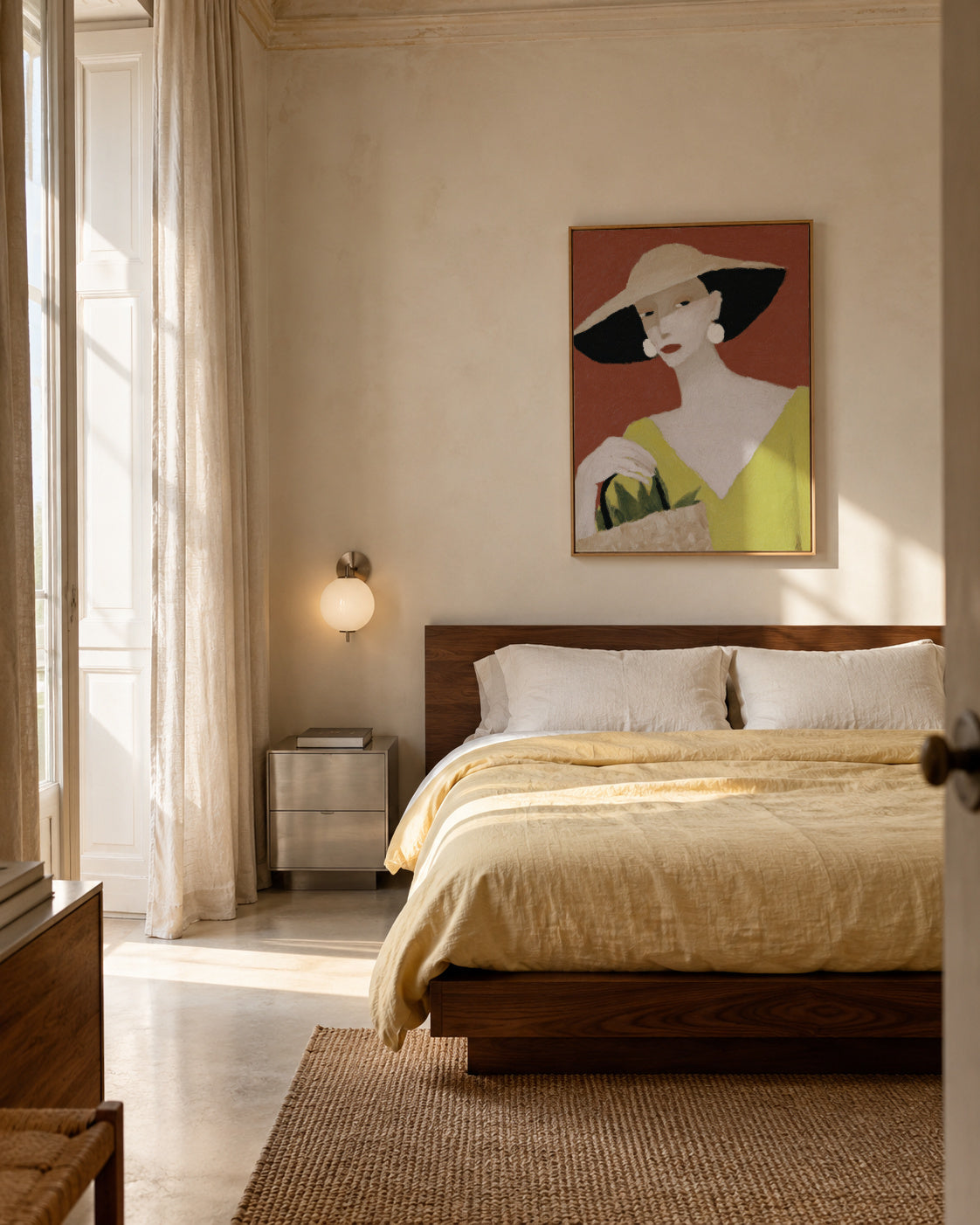 Market Finds - Framed canvas in an interior