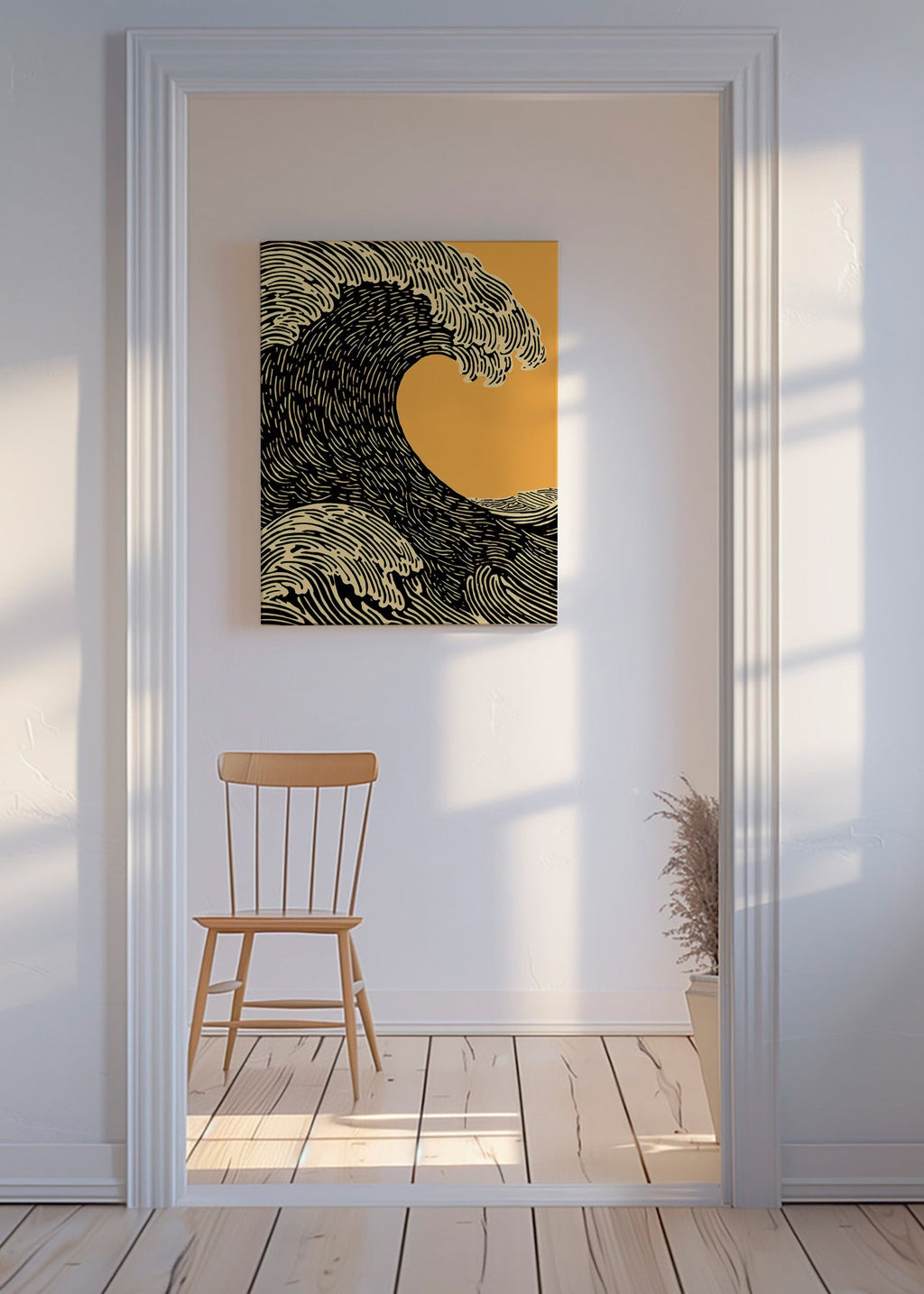 Illustration Black Wave graphic