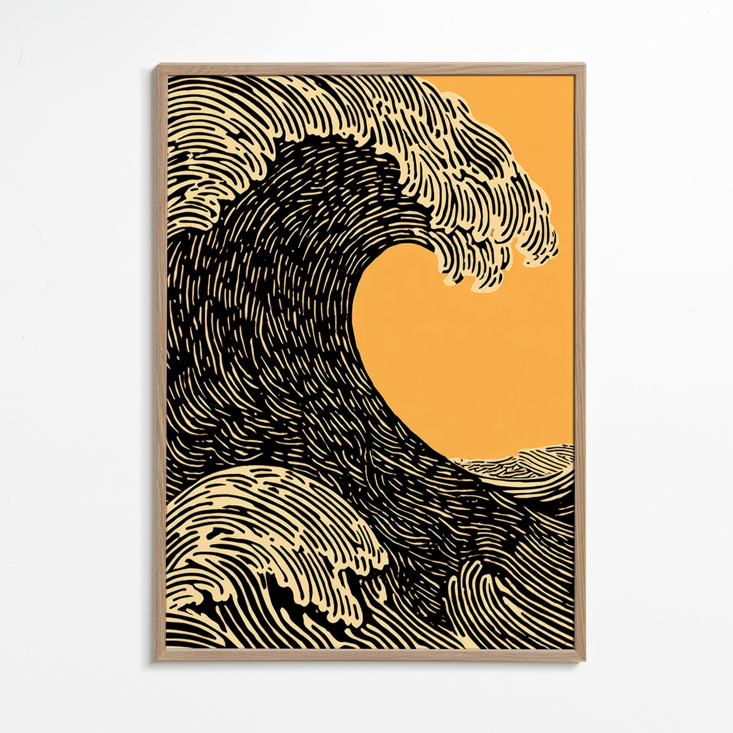 Illustration Black Wave graphic