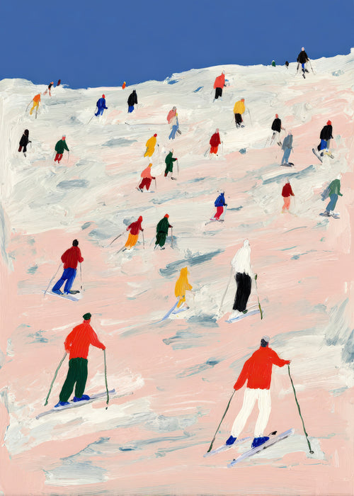 Ski Weekend - Unframed art print