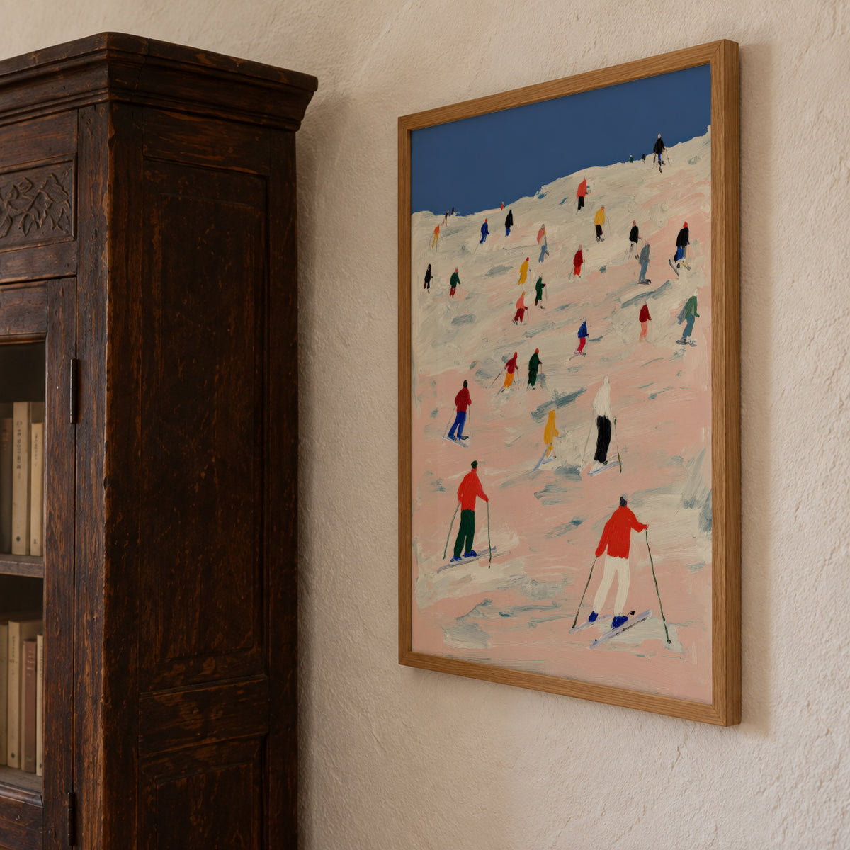 Ski Weekend - Framed poster detail