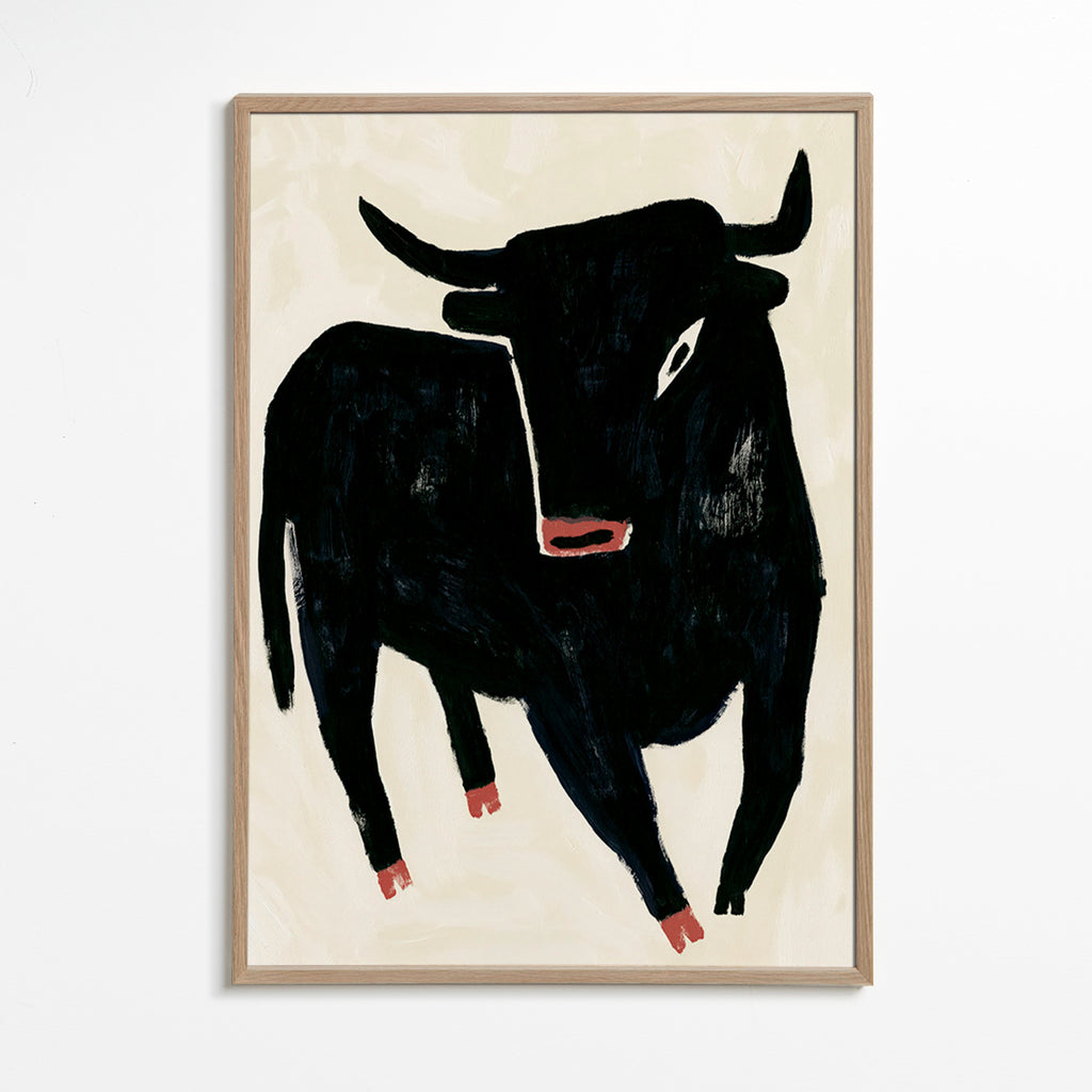 Black bull artwork