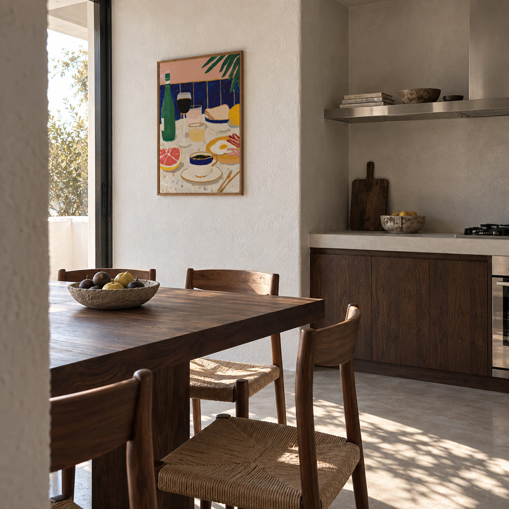 Aperitivo Table - Framed poster in an interior