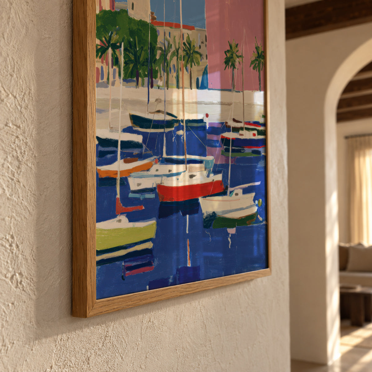 Marina Pastels - Framed poster detail