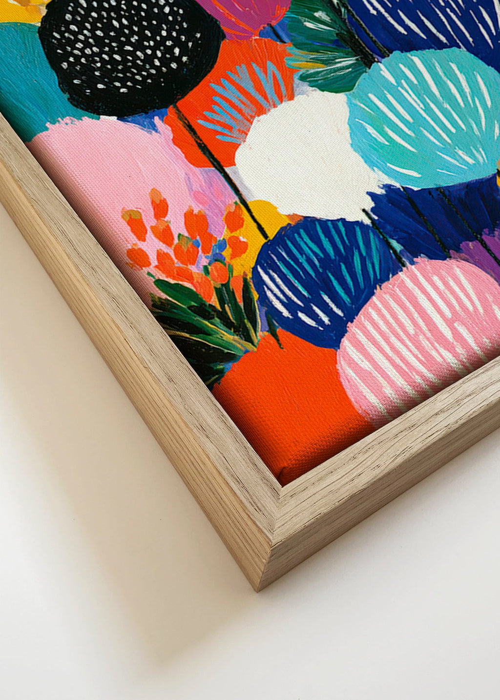Botanical print: colorful bouquet