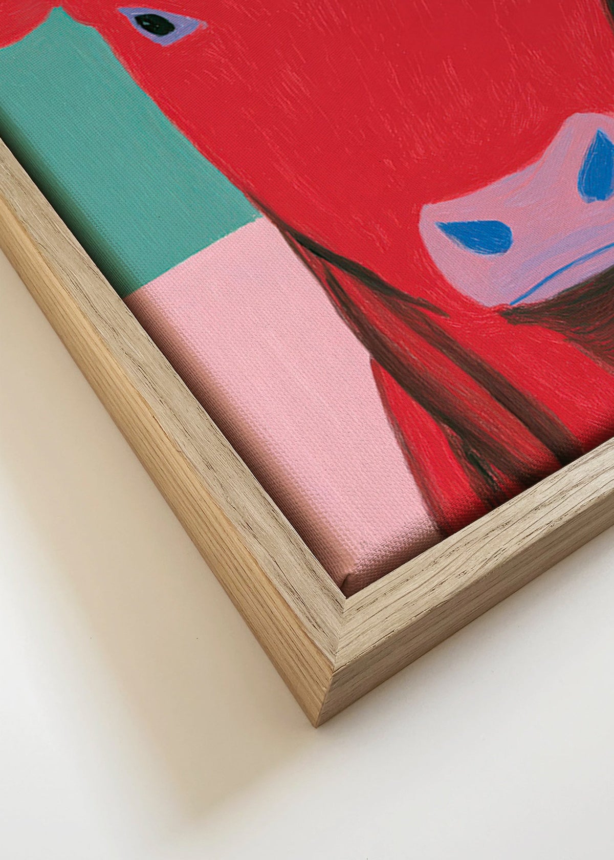 Bull portrait: bold painted study