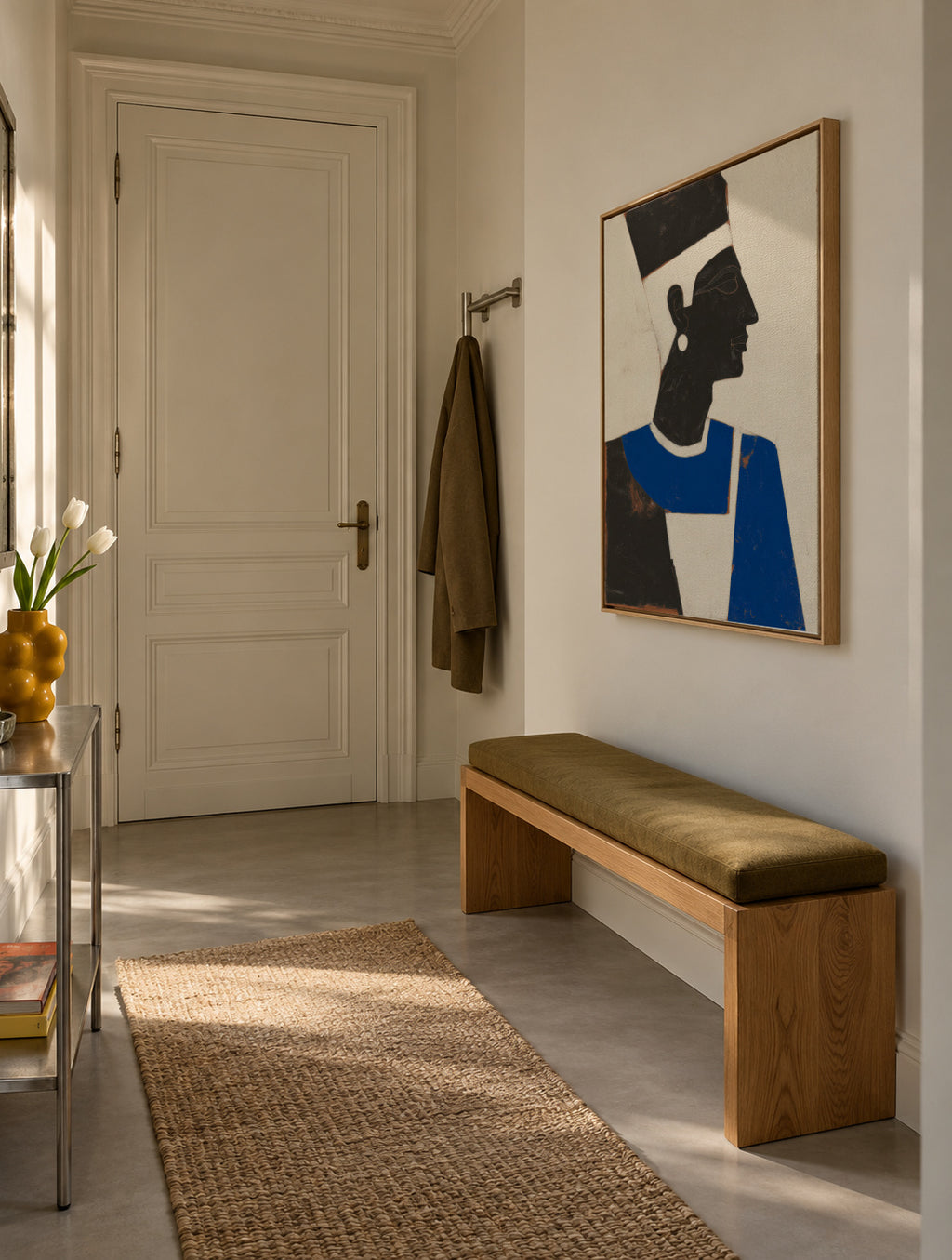 Graphic Profile - Framed canvas in an interior