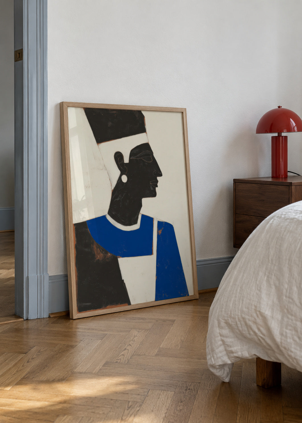 Graphic Profile - Framed poster in an interior