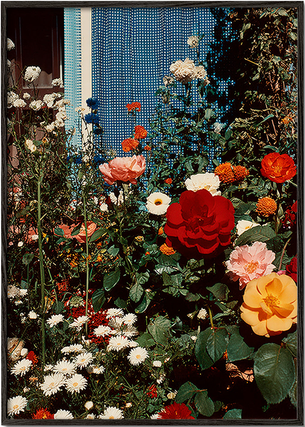 Botanical print: garden in bloom