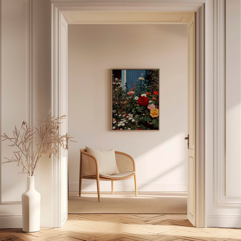 Botanical print: garden in bloom