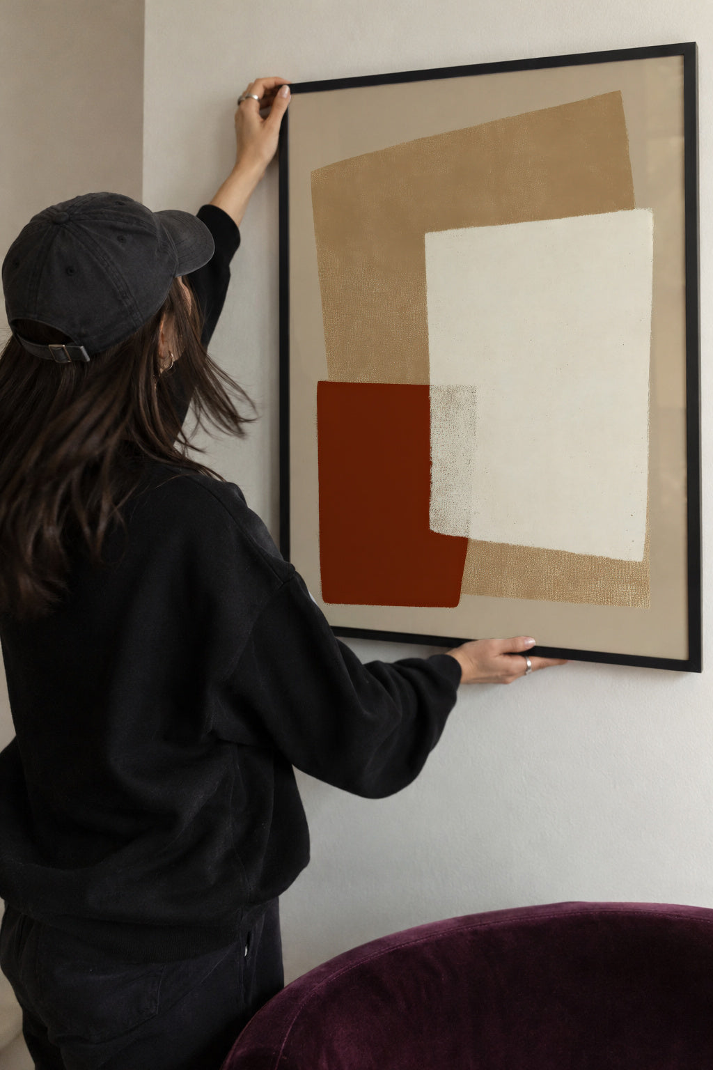 Desert Composition - Framed poster detail