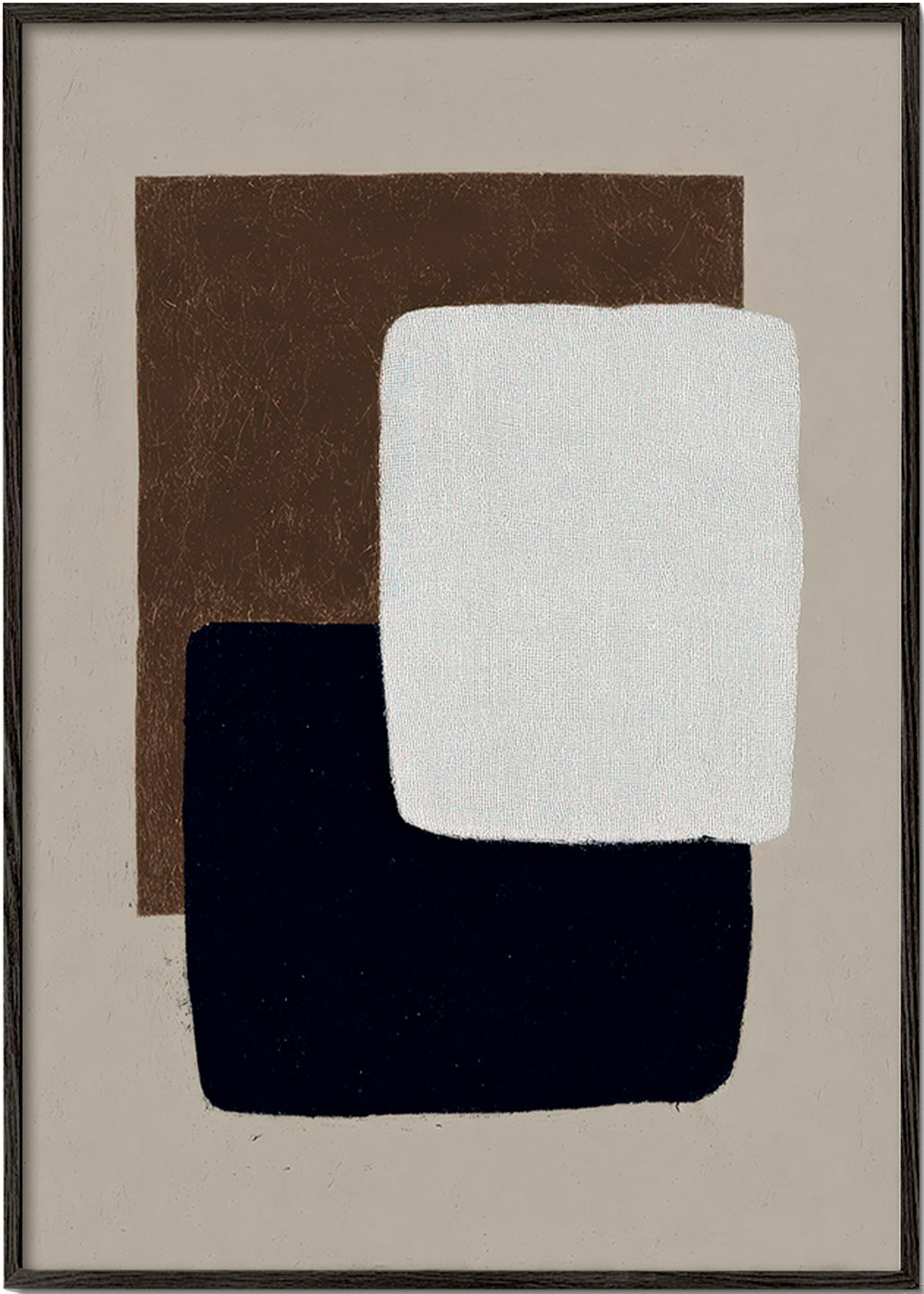 Abstract artwork overlapping rectangles