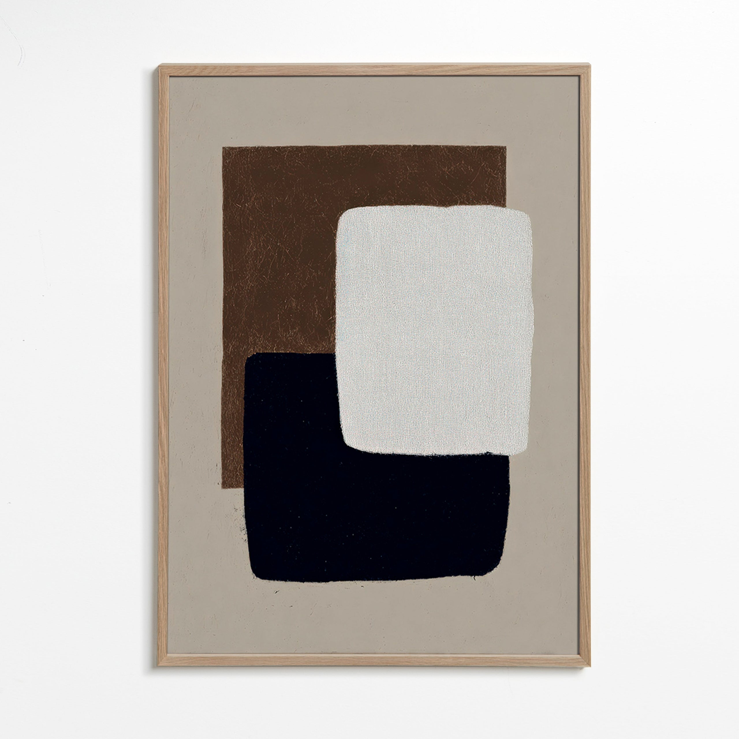 Abstract artwork overlapping rectangles