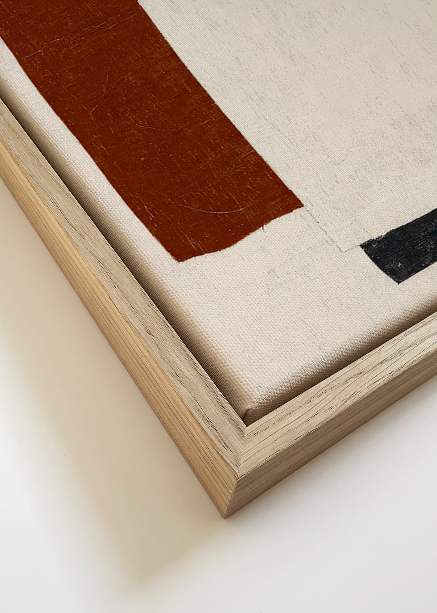 Abstract artwork with Rust blocks
