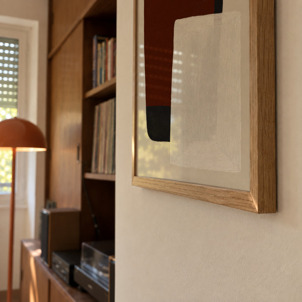 Paper Layers - Framed poster detail