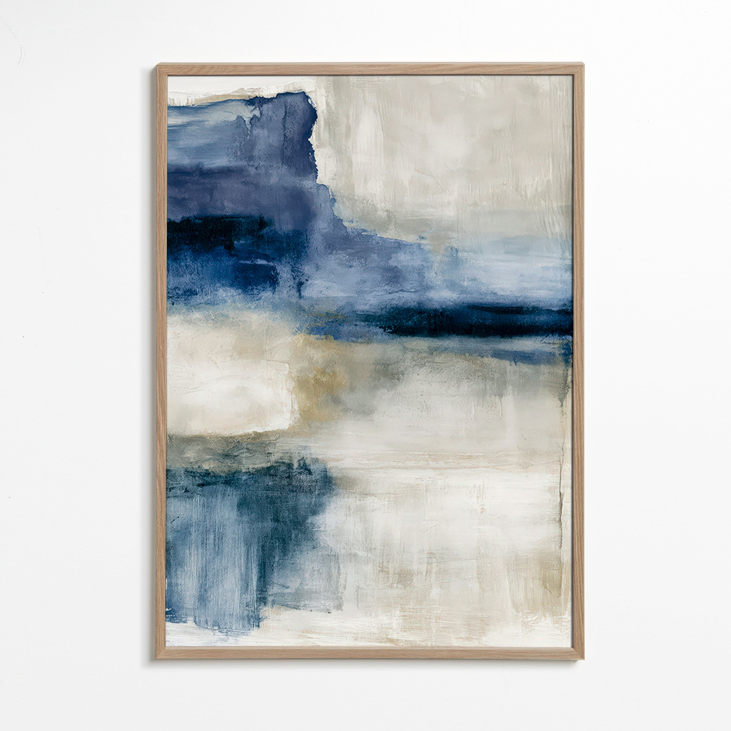 Abstract artwork: lake study in mist