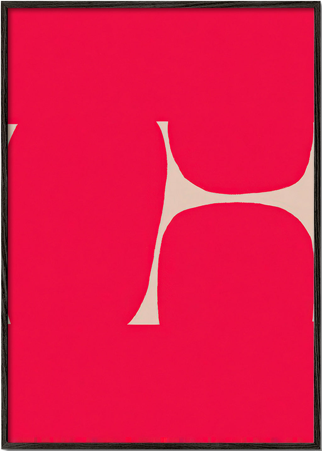 Abstract artwork Crimson curve