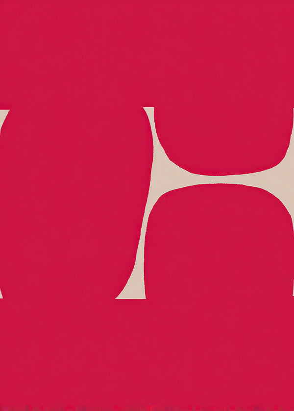 Abstract artwork Crimson curve