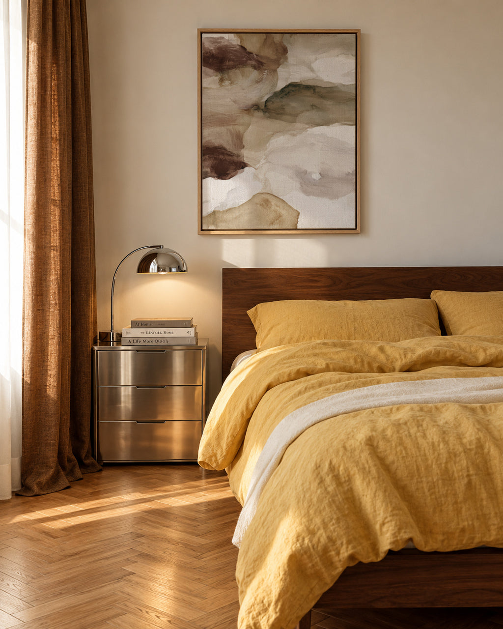 Earth Current - Framed canvas in an interior