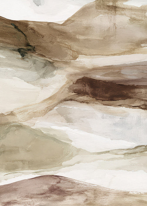 Desert watercolor landscape