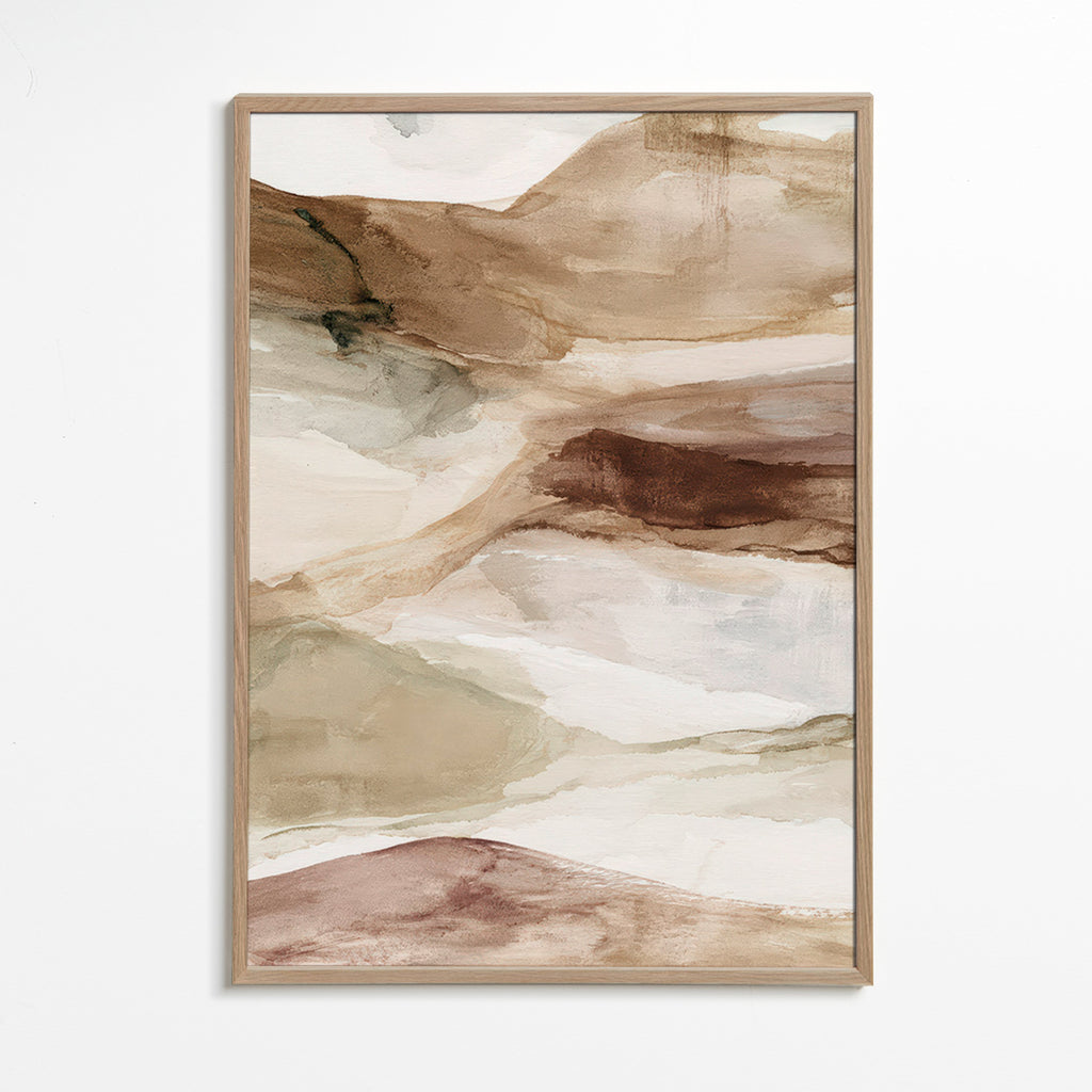 Desert watercolor landscape