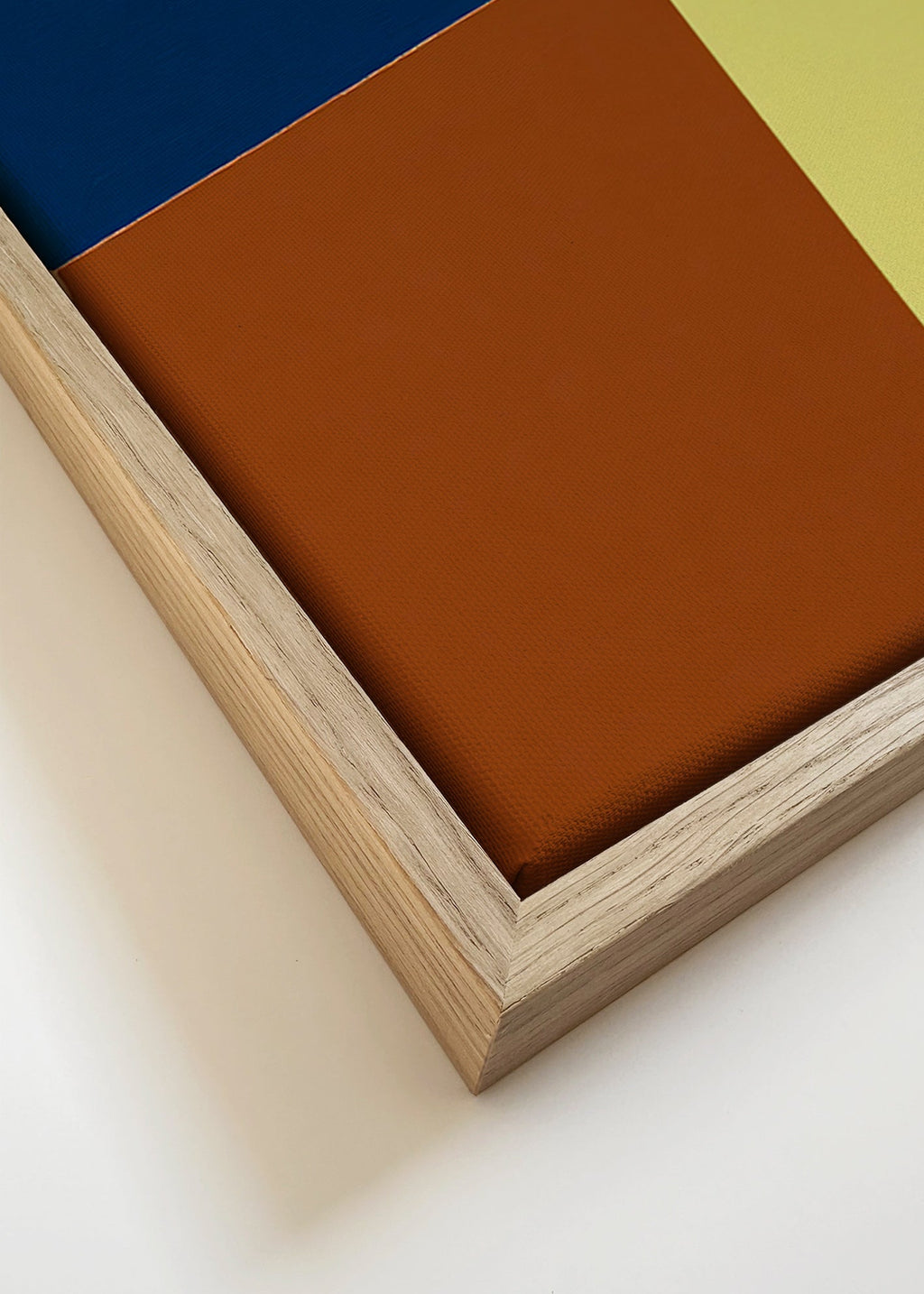 Geometric art with color blocks