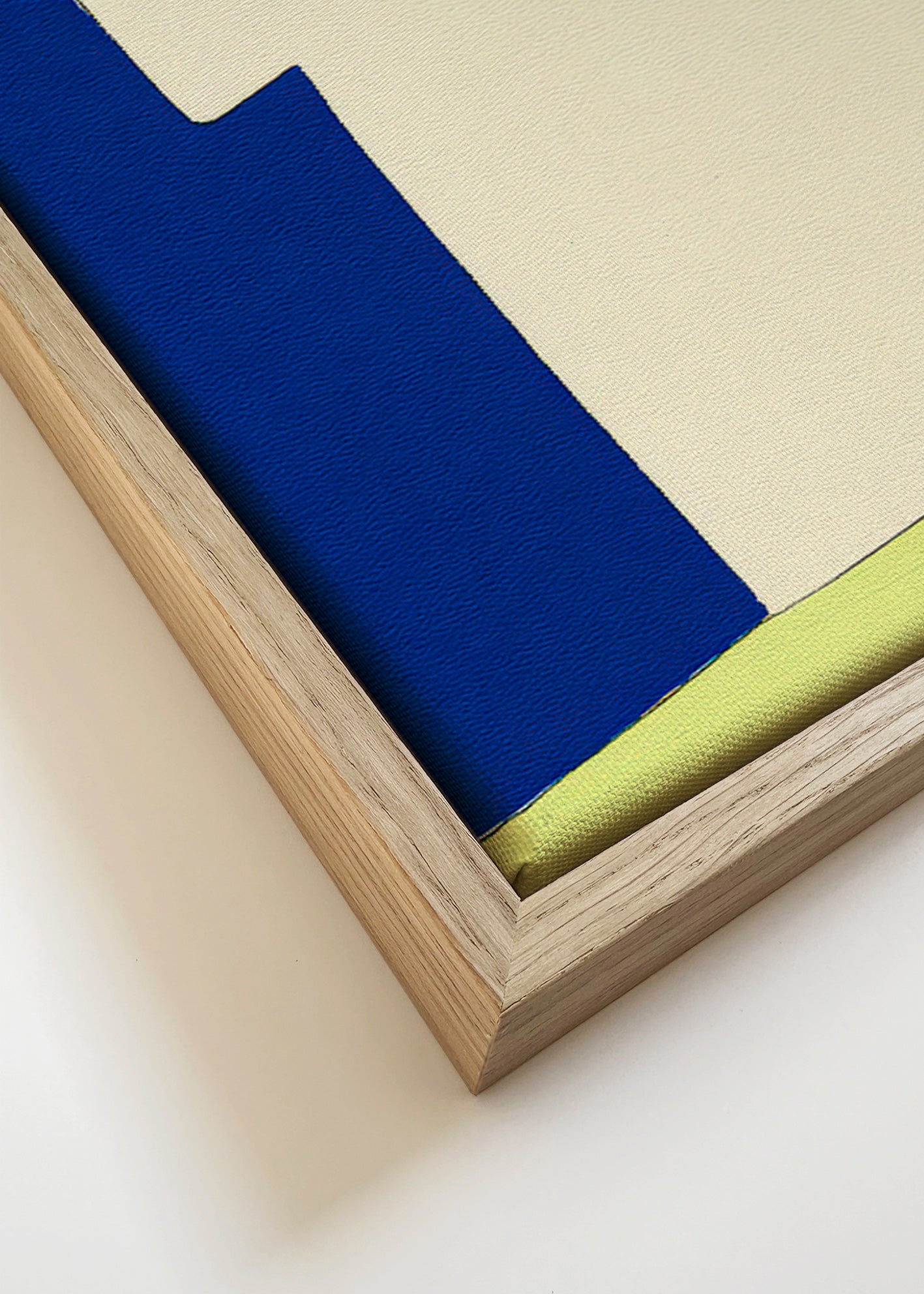 Abstract artwork with soft shapes