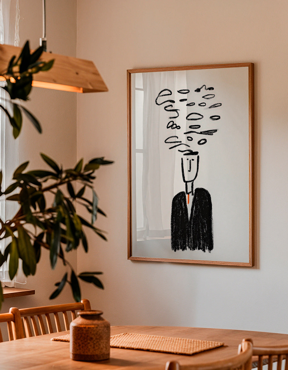 Minimal illustration of a figure with smoke