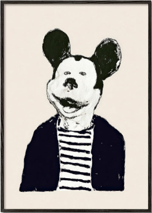 Mouse gentleman illustration