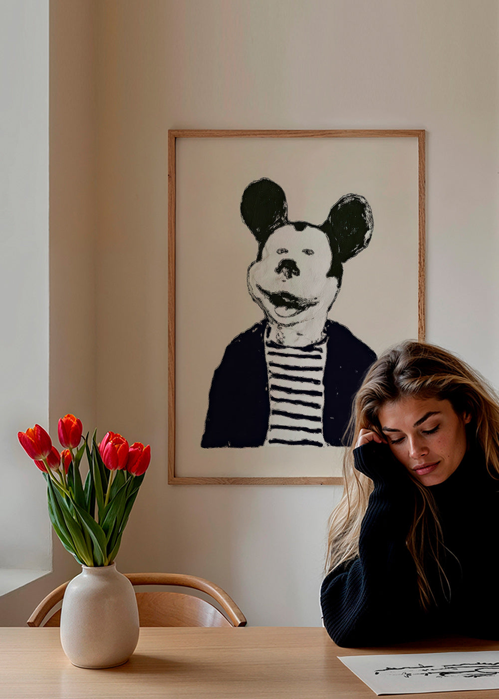 Mouse gentleman illustration