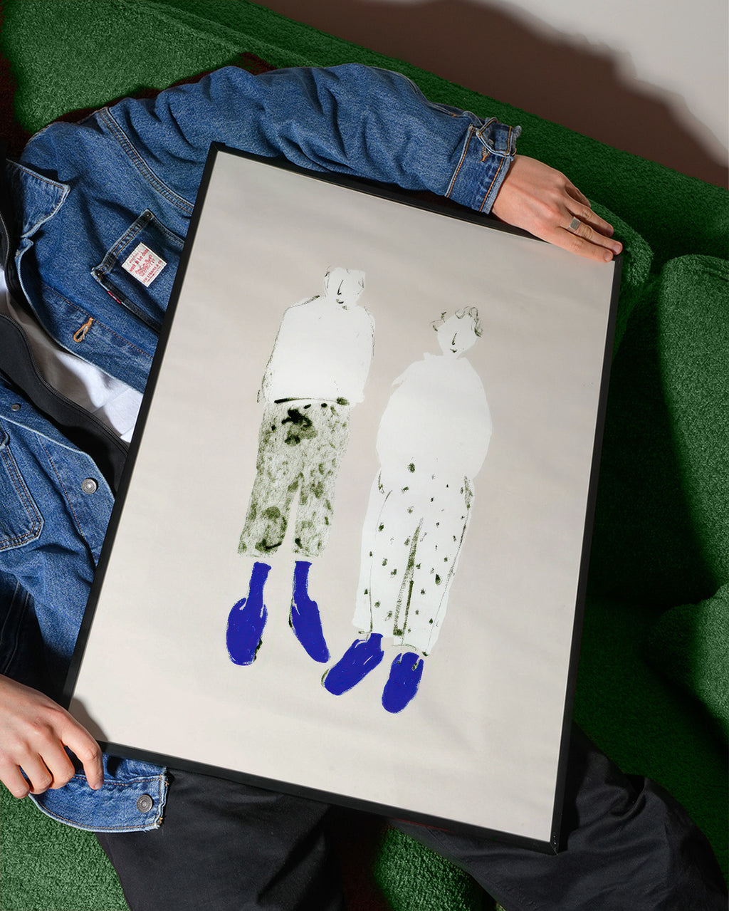 Ghost Couple - Framed poster detail