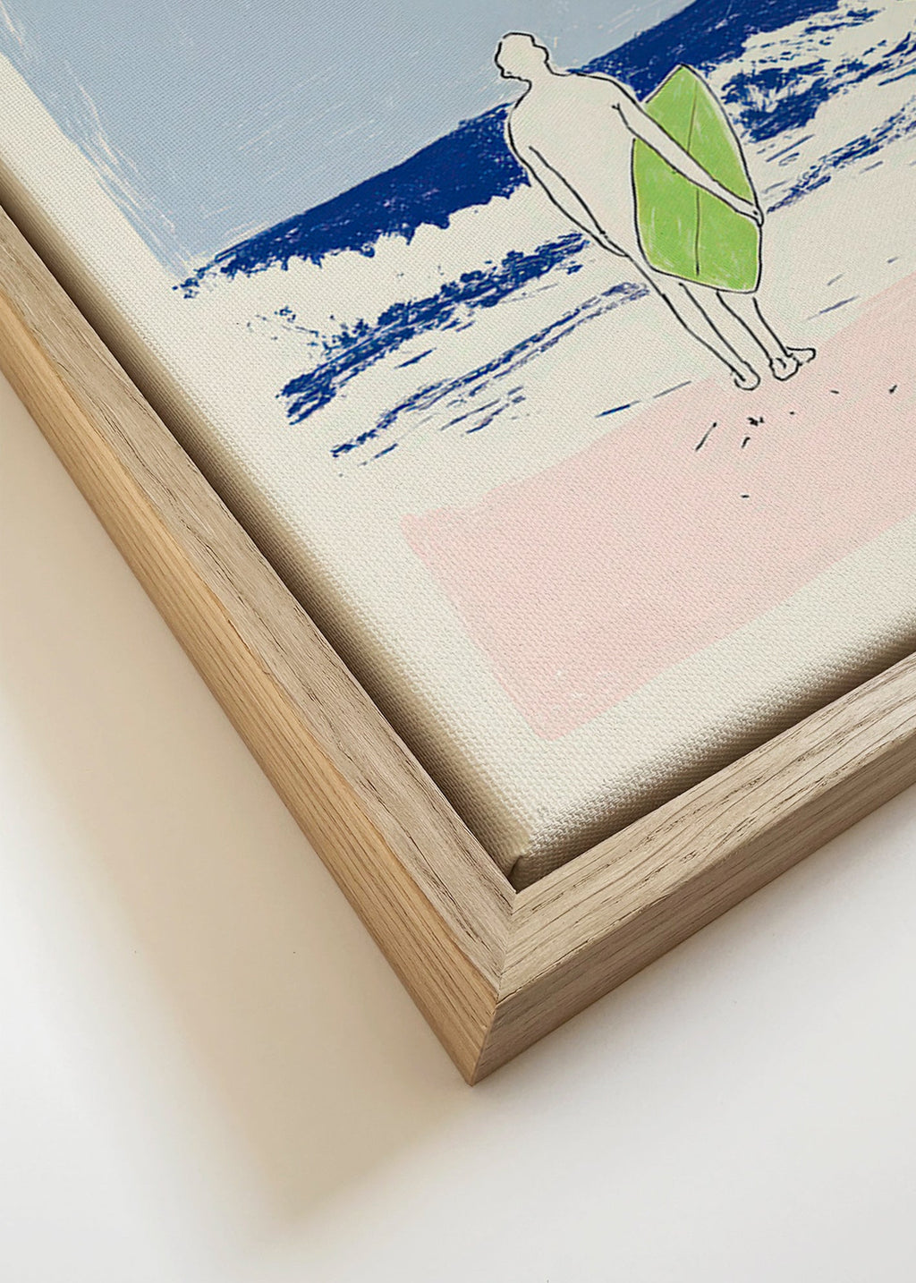 Surf illustration minimal