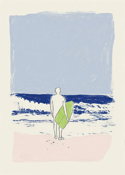 Surf illustration minimal