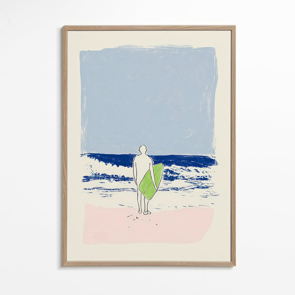 Surf illustration minimal