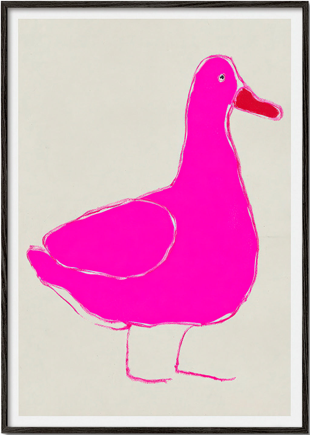 Pink duck artwork