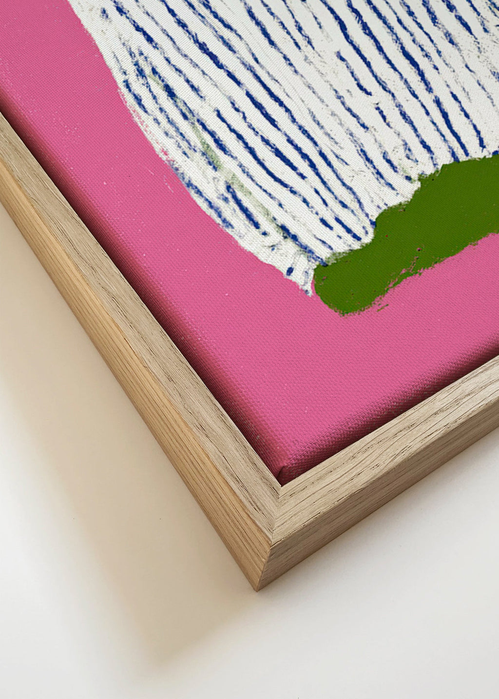 Striped shirt illustration on pink background