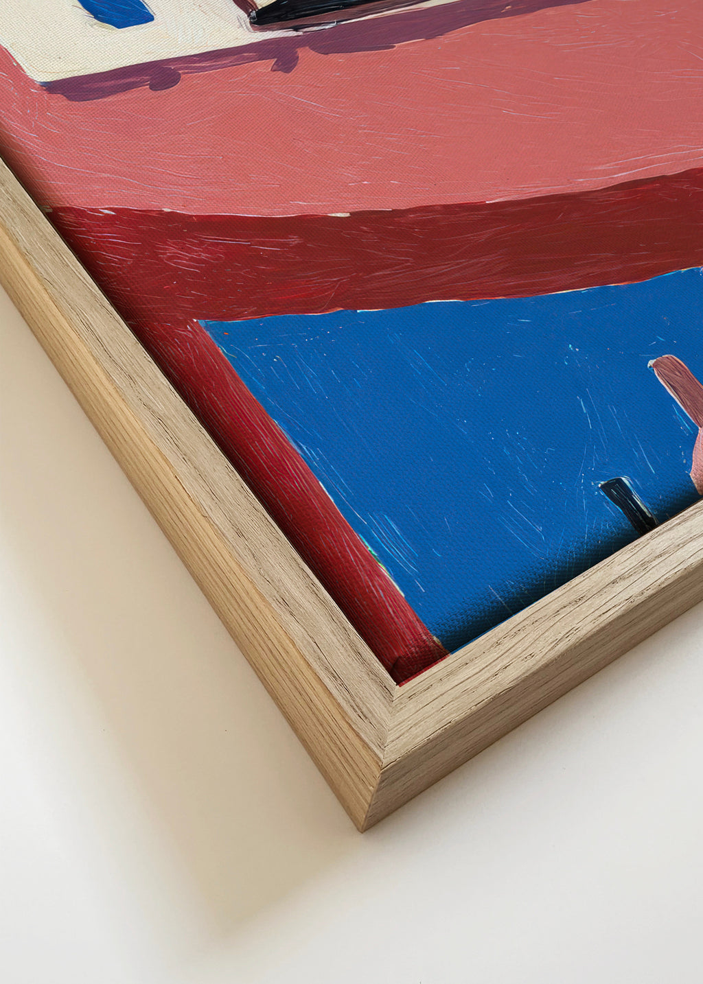 Vinyl Morning - Framed canvas detail