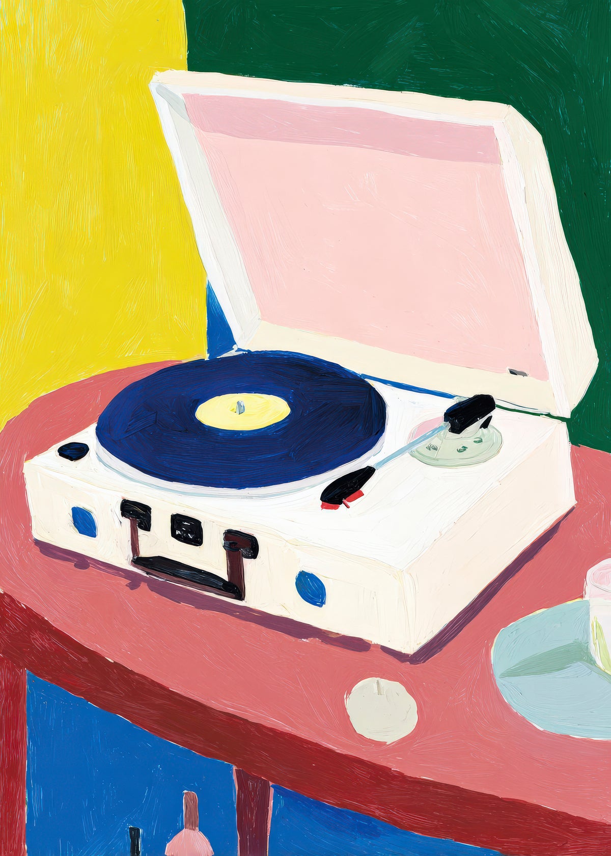 Vinyl Morning - Unframed art print